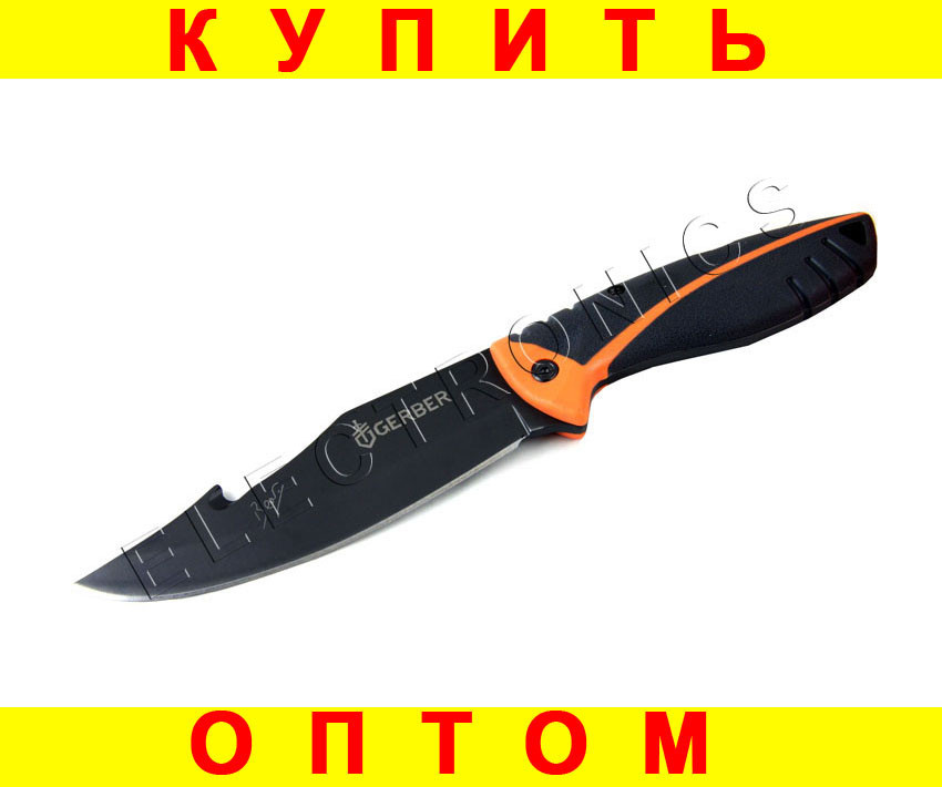 

Нож Gerber с фиксированным лезвием + Чехол EE12, Черный