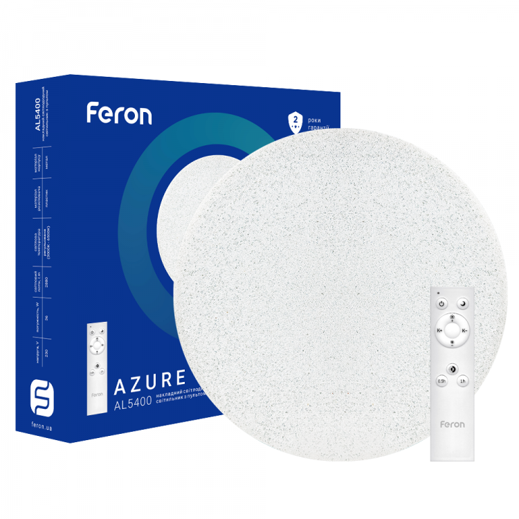 

Светодиодный светильник Feron AL5400 AZURE 36W