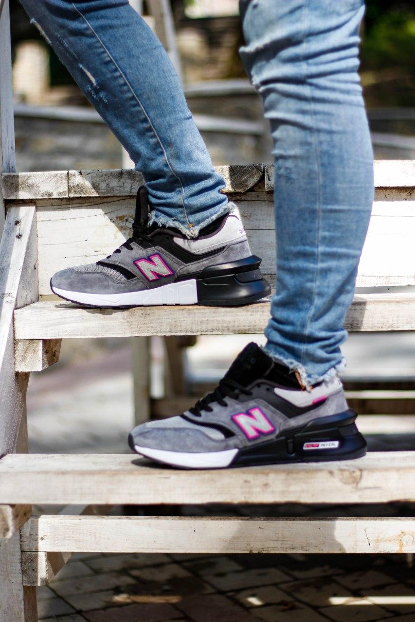 

Мужские кроссовки New Balance 997 Gray Pink / Нью Беланс 997 Серые Розовые 41, Серый