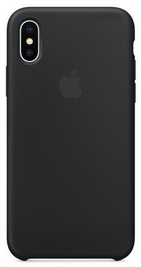 

Силиконовый чехол на айфон черный Silicone Case for Apple iPhone Xs MAX Black