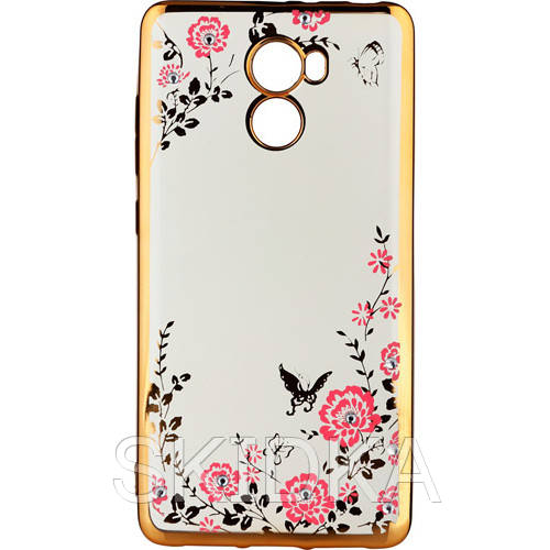 

Чехол BeCover Flowers Series для Xiaomi Redmi 4 Gold (701317), Золотистый