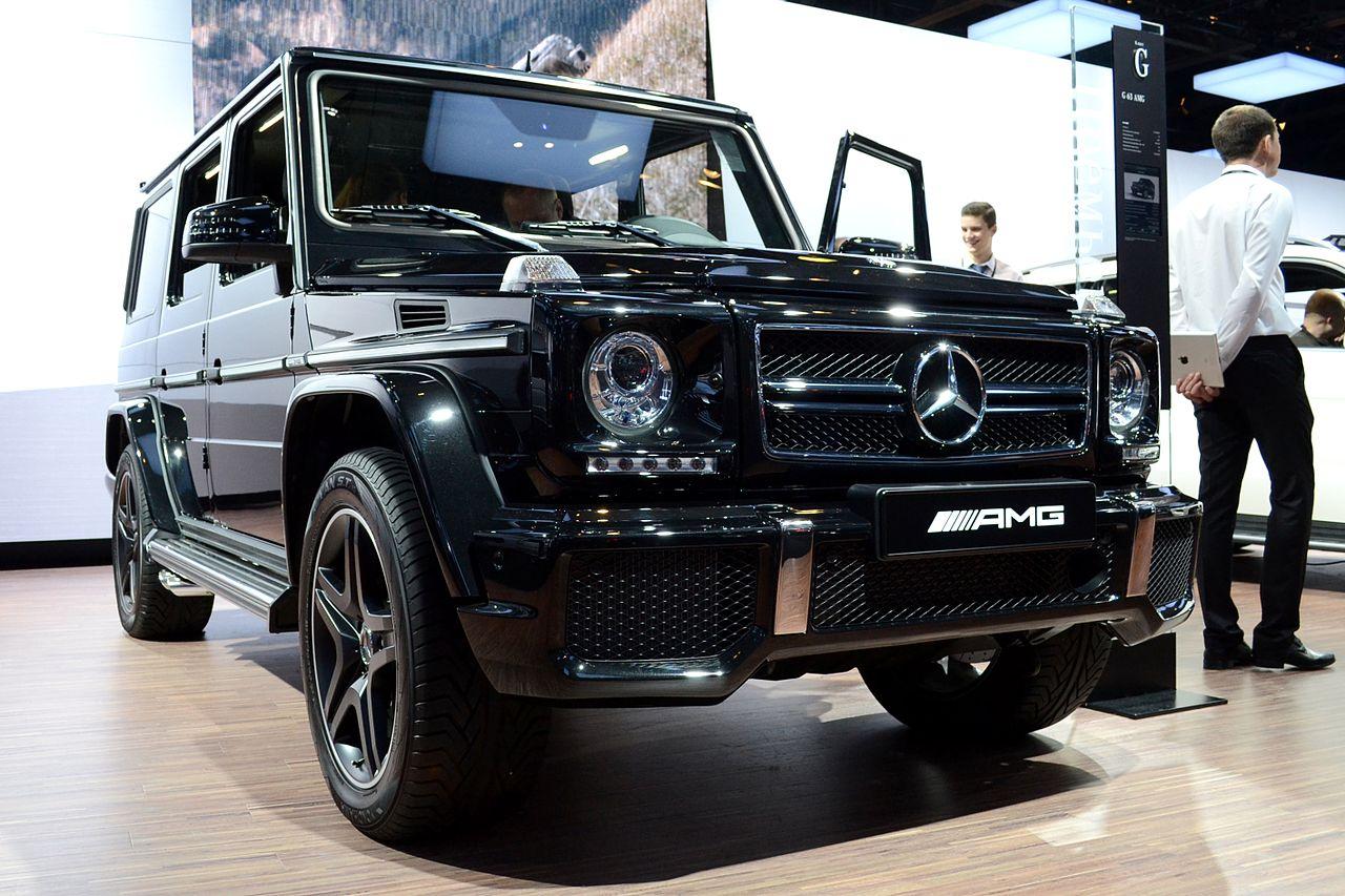 

Передний бампер AMG на Мерседес Mercedes G-Class кубик