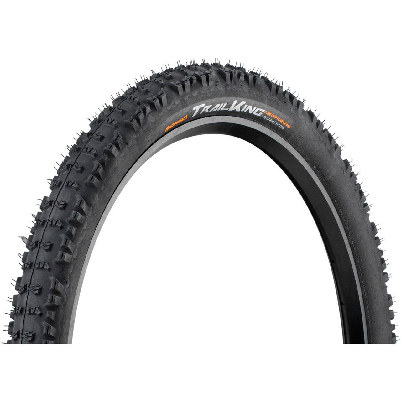 

Покрышка бескамерная Continental Trail King ShieldWall, 29"x2.20, 55-622, черная, складная, 805 гр.