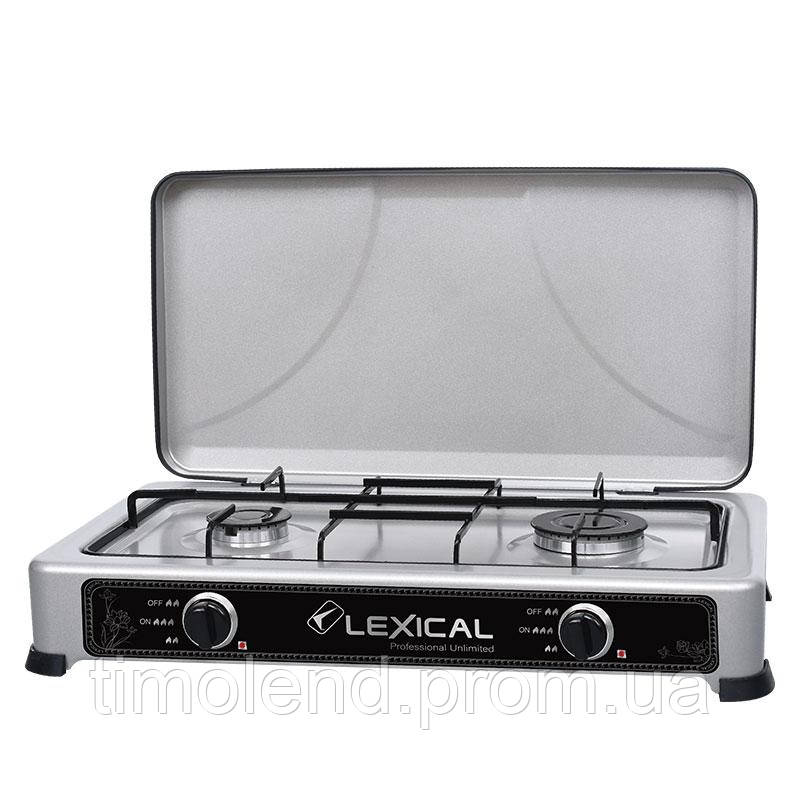 

Газовая плита LEXICAL LGS-2812-8 настольная на 2 конфорки