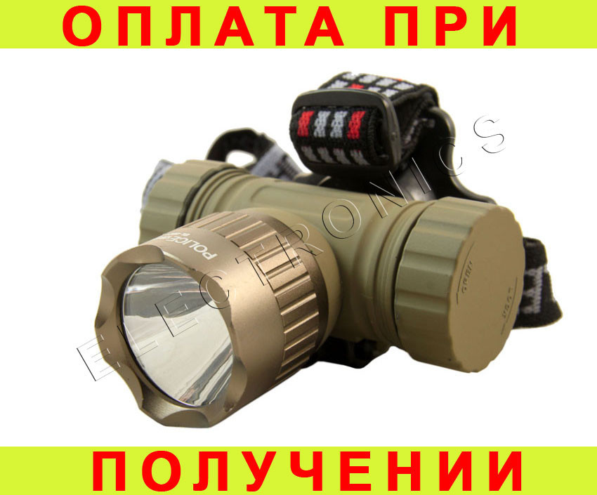 

Налобный фонарь POLICE BL-6821-T6 12000W, Черный