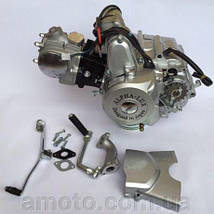 Двигатель 125 куб DELTA , ALFA , ACTIVE -125см3 ( механика) алюминиевый цилиндр Альфа люкс, фото 2