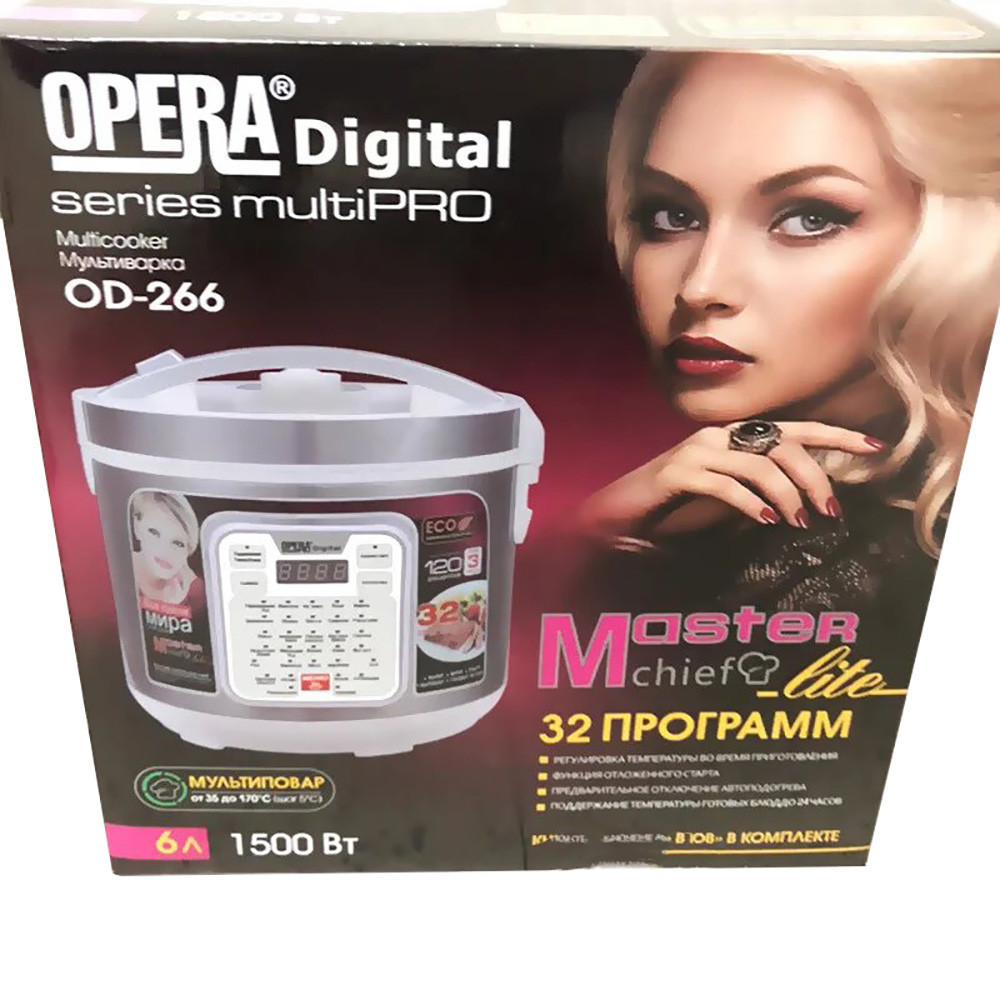 

Мультиварка Opera Digital OD-266 1500W