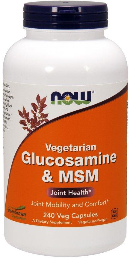 

NOW Vegetarian Glucosamine & MSM (240 veg caps)