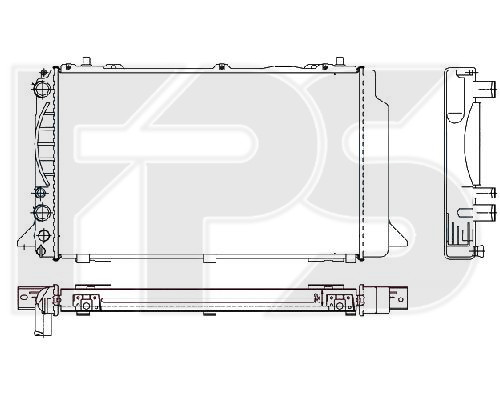 

Радиатор Ауди (Audi)DI 80 / 90 91-94 производитель FPS