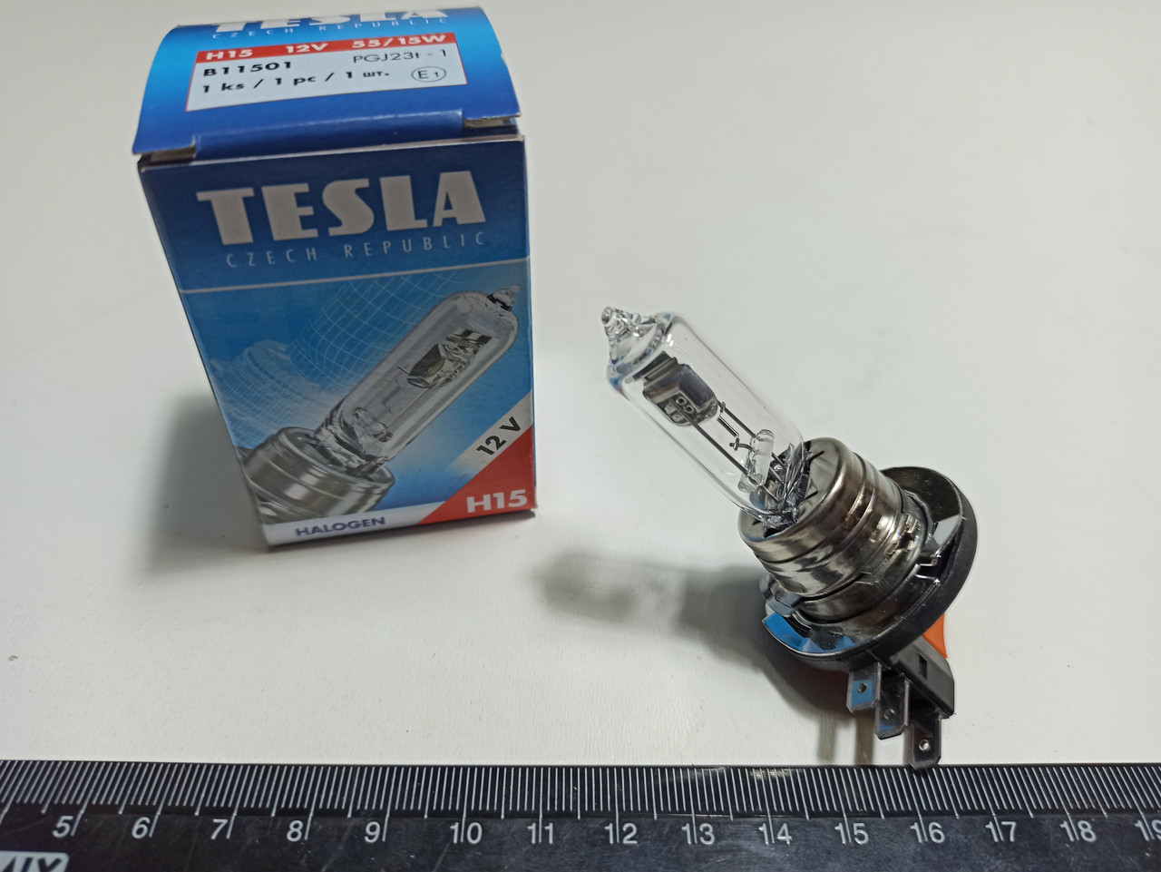 

Лампа TESLA H15 12V 55W PGS23t-1 (B11501)