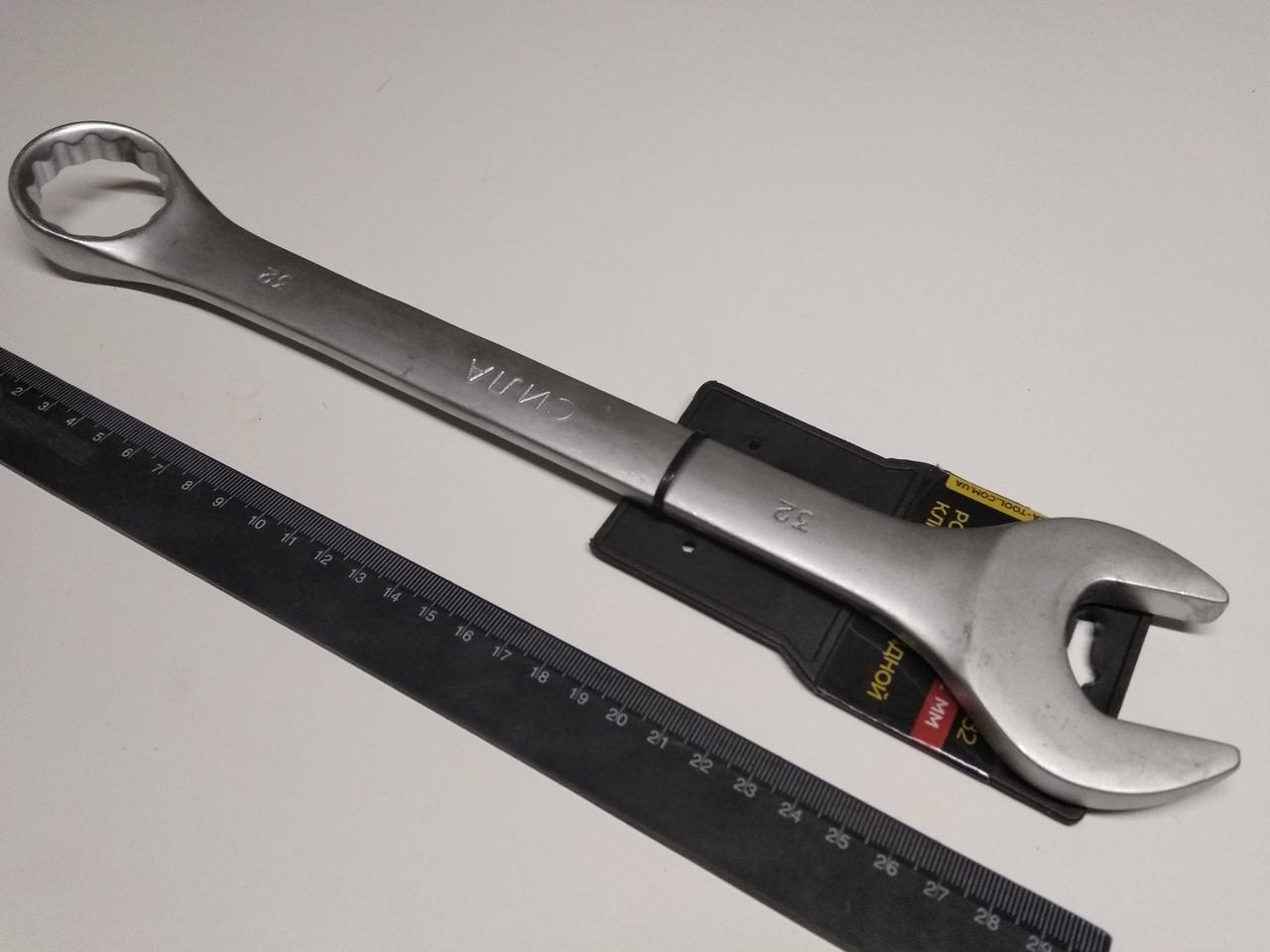 Ключ рожково-накидной 32 мм СИЛА (201132) CrV