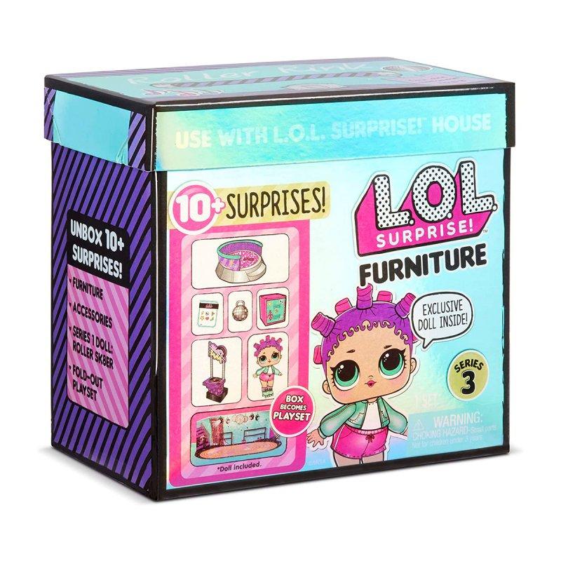 

Игровой набор с куклой L.O.L. SURPRISE! серии"Furniture" S2 - РОЛЕРДРОМ РОЛЕР-ЛЕДИ