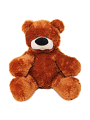 Плюшевый Медведь Алина Бублик 110 см коричневый