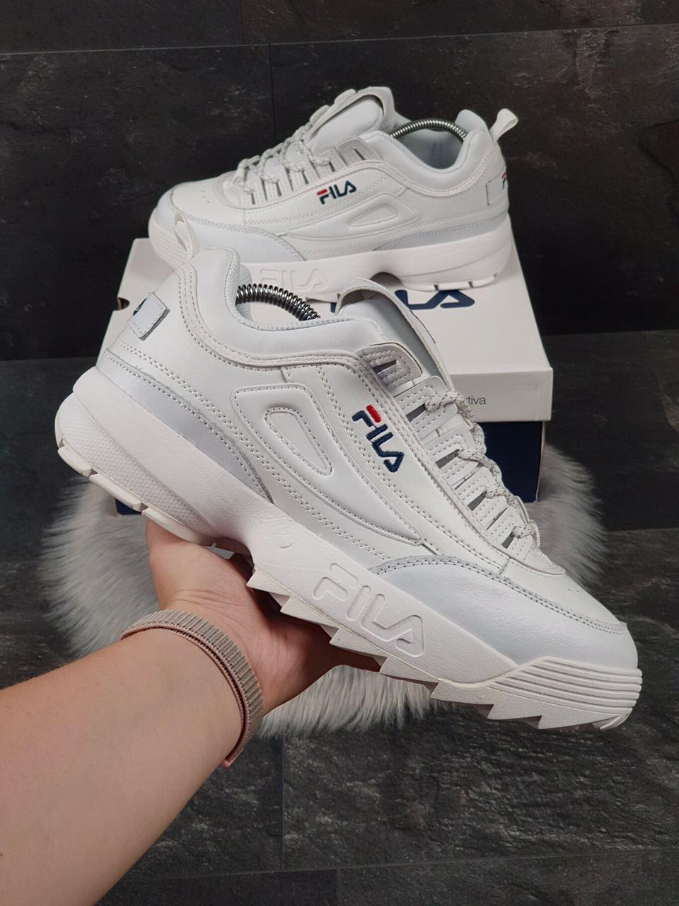 

Мужские кроссовки Fila Disruptor 2 (реплика), белые (9840) 43