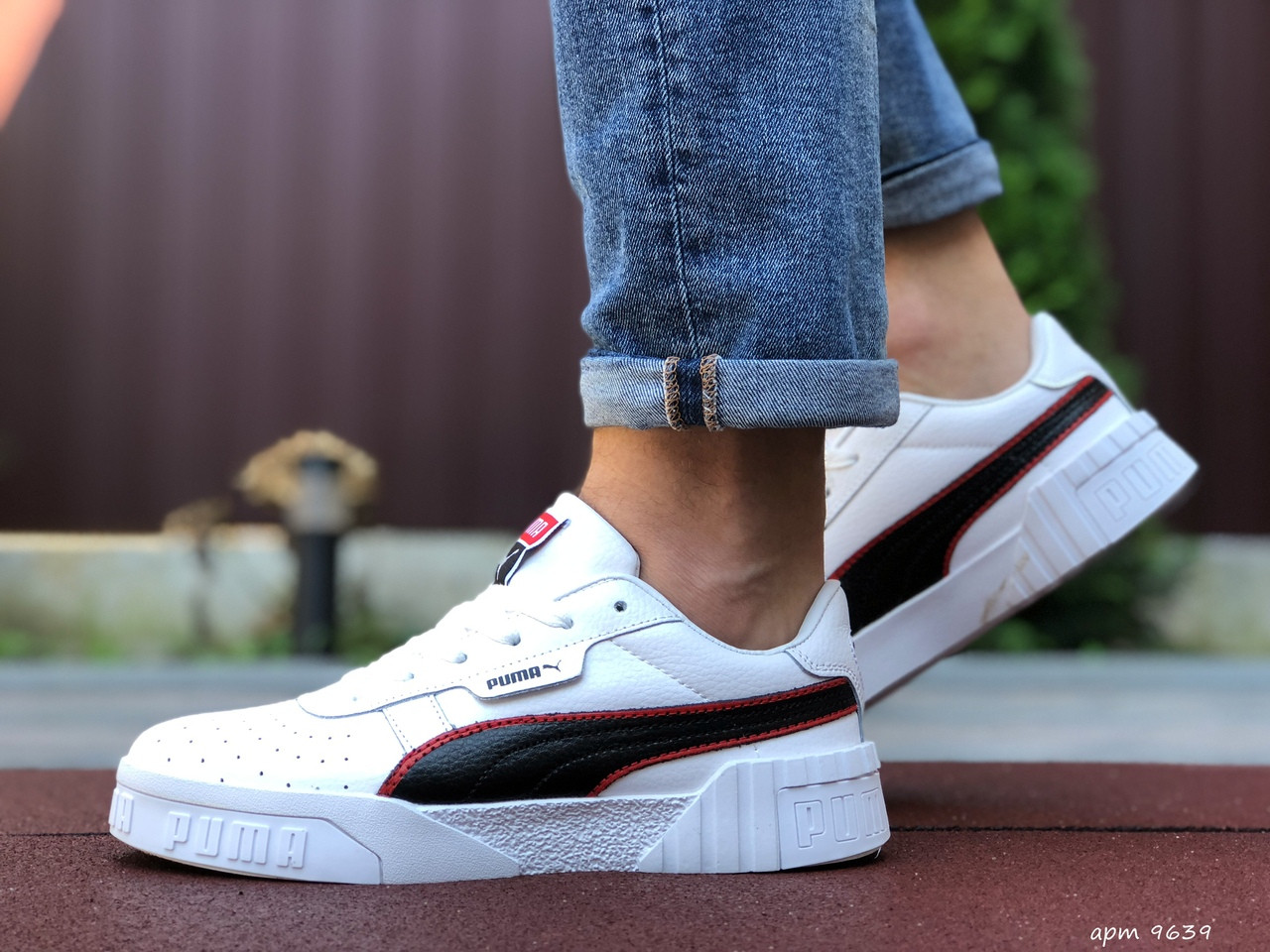 

Мужские кроссовки Puma Cali Bold (реплика), белые (9639) 45, Белый