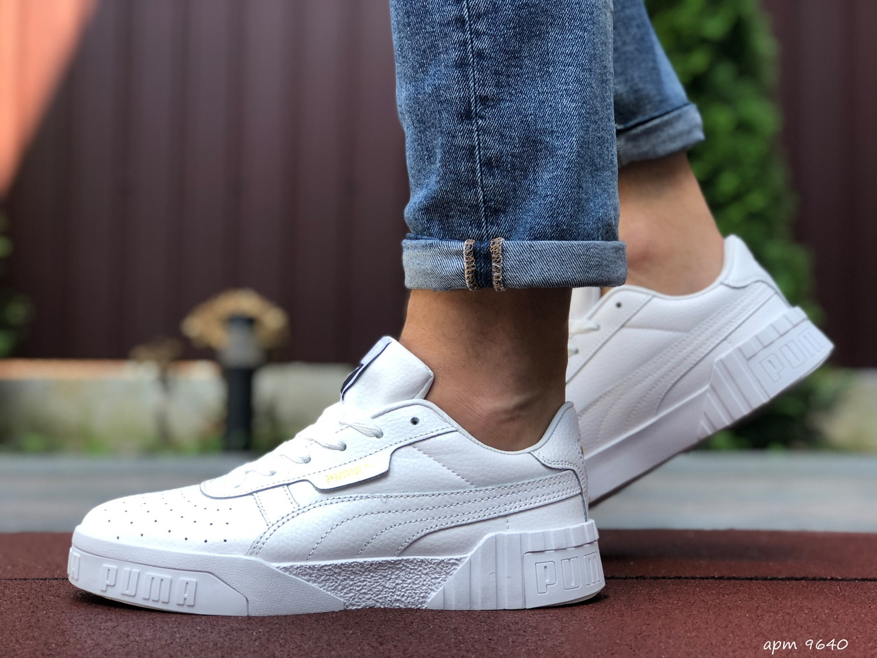 

Мужские кроссовки Puma Cali Bold (реплика), белые (9640)