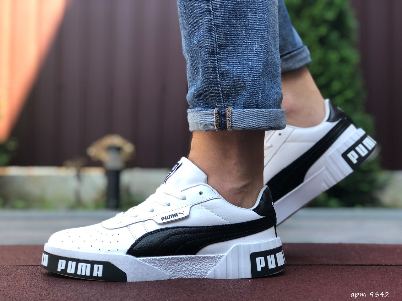 

Мужские кроссовки Puma Cali Bold (реплика), белые (9642)