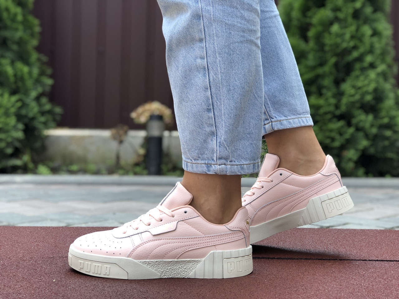 

Женские кроссовки Puma Cali (реплика), пудра (9625) 38