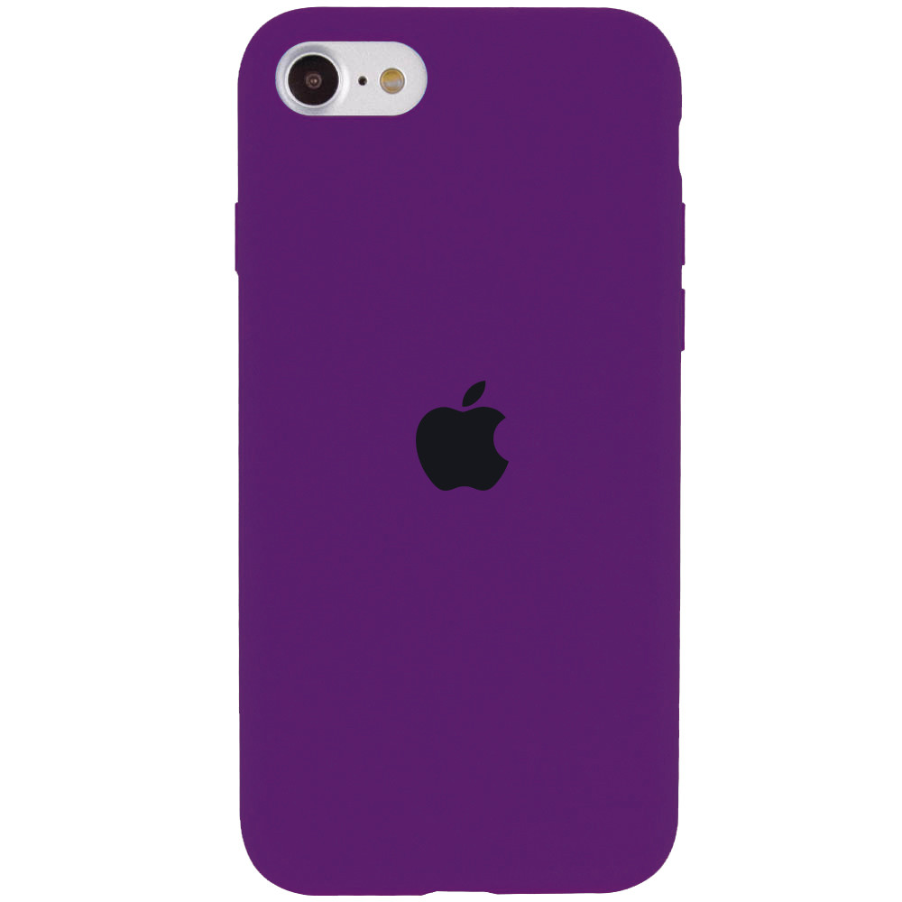 

Чехол Silicone Case Full Protective (AA) для Apple iPhone SE (2020), Фиолетовый / ultra violet