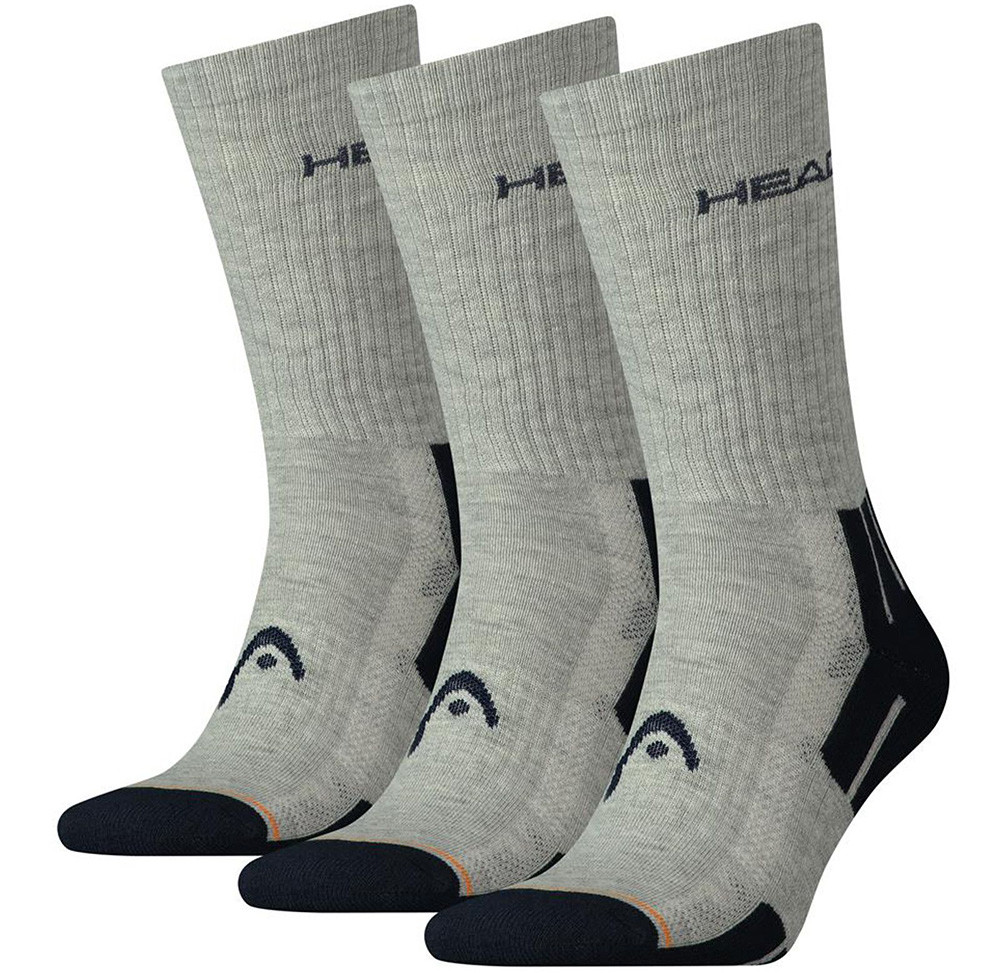 

Носки Head Performance Crew 3P Blue Grey 741020001-650 39-42 3 пары Серо-синие 9367-0-0, КОД: 1634053