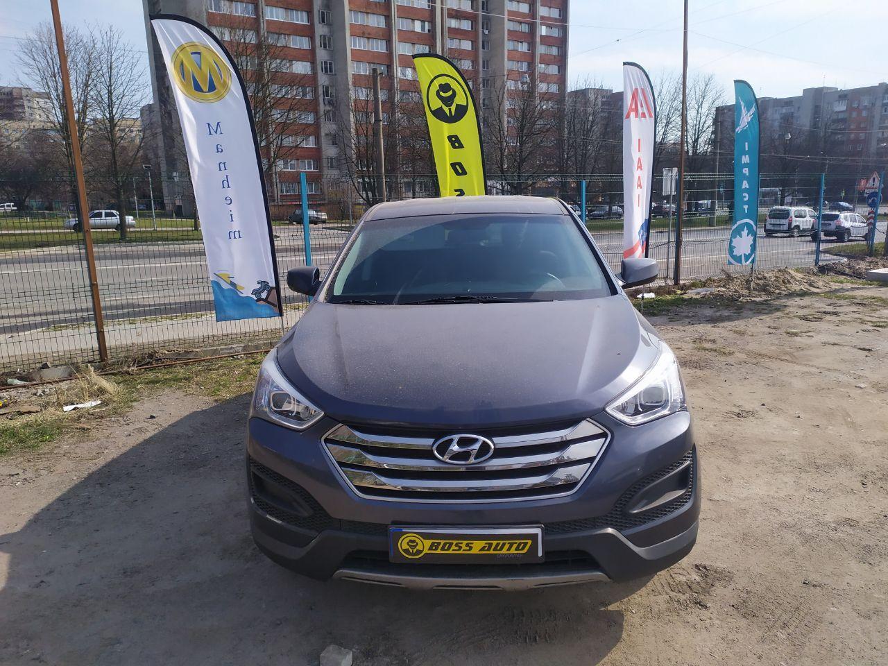 

Hyundai Santa Fe 2014, Синий