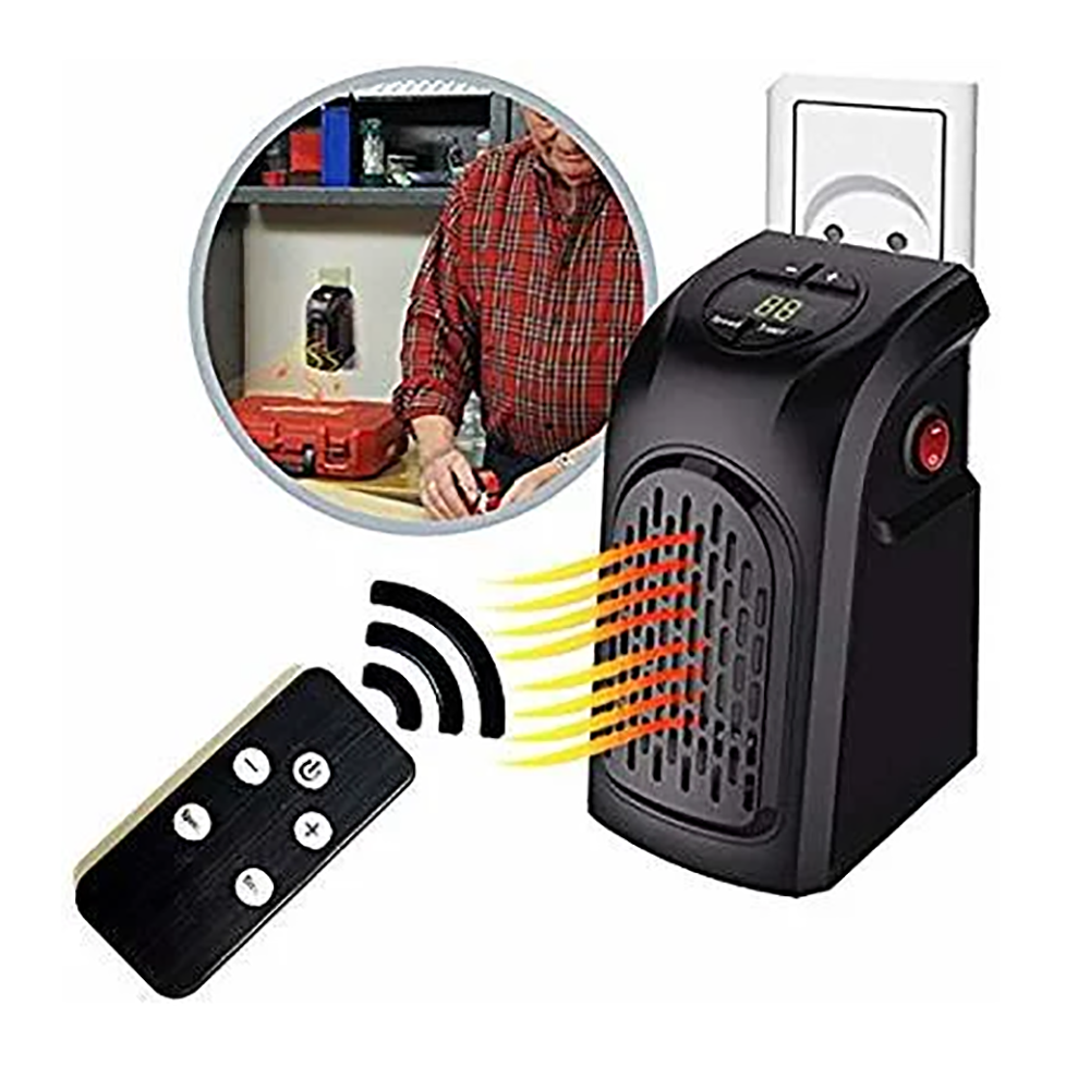 

Портативный обогреватель Handy Heater Черный с ПУЛЬТОМ D144