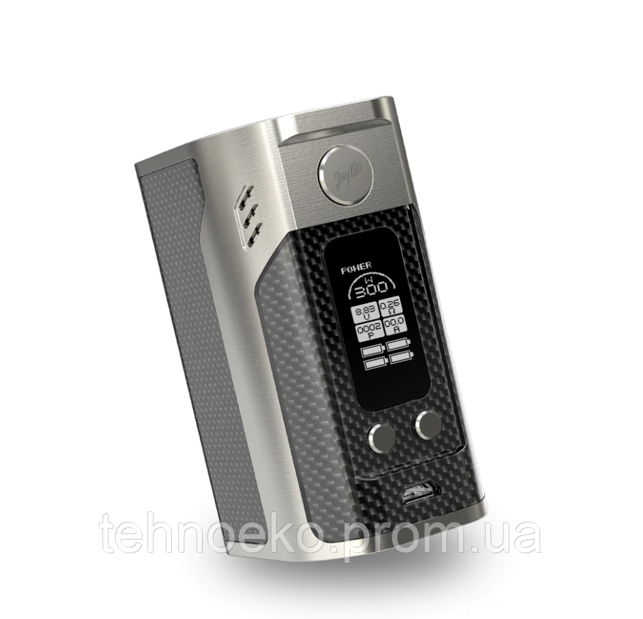 

Батарейный мод Wismec Reuleaux RX300 Mod Silver Carbon Edition ajRX300silverCC, КОД: 379206