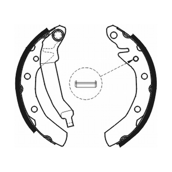 

Тормозные колодки барабанные DAEWOO TICO 0.8 02.95-12.00