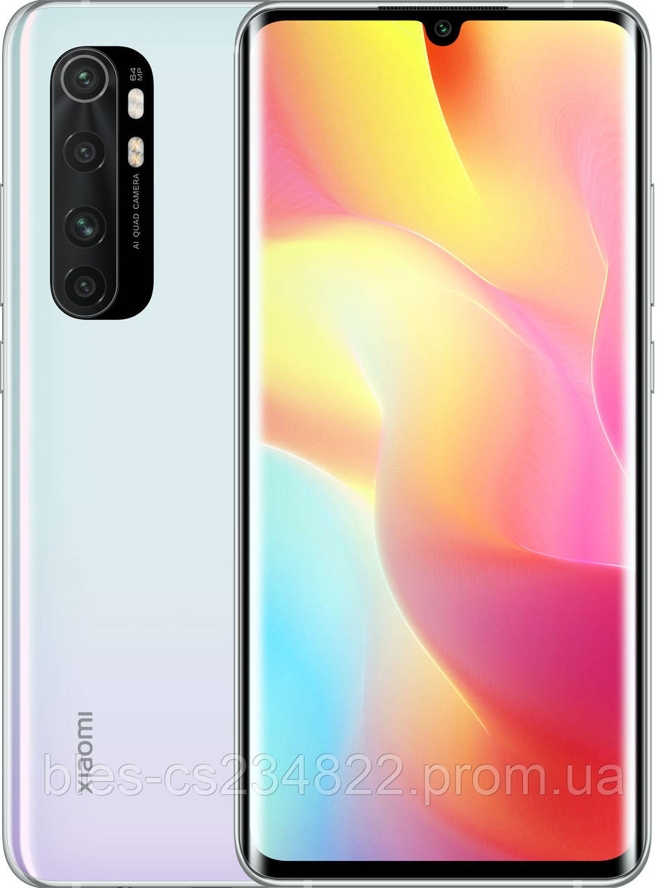 

Смартфон с четырьмя хорошими камерами и нфс модулем на 2 сим Xiaomi Mi Note 10 Lite 6/64 White ЕВРОПА UA UCRF