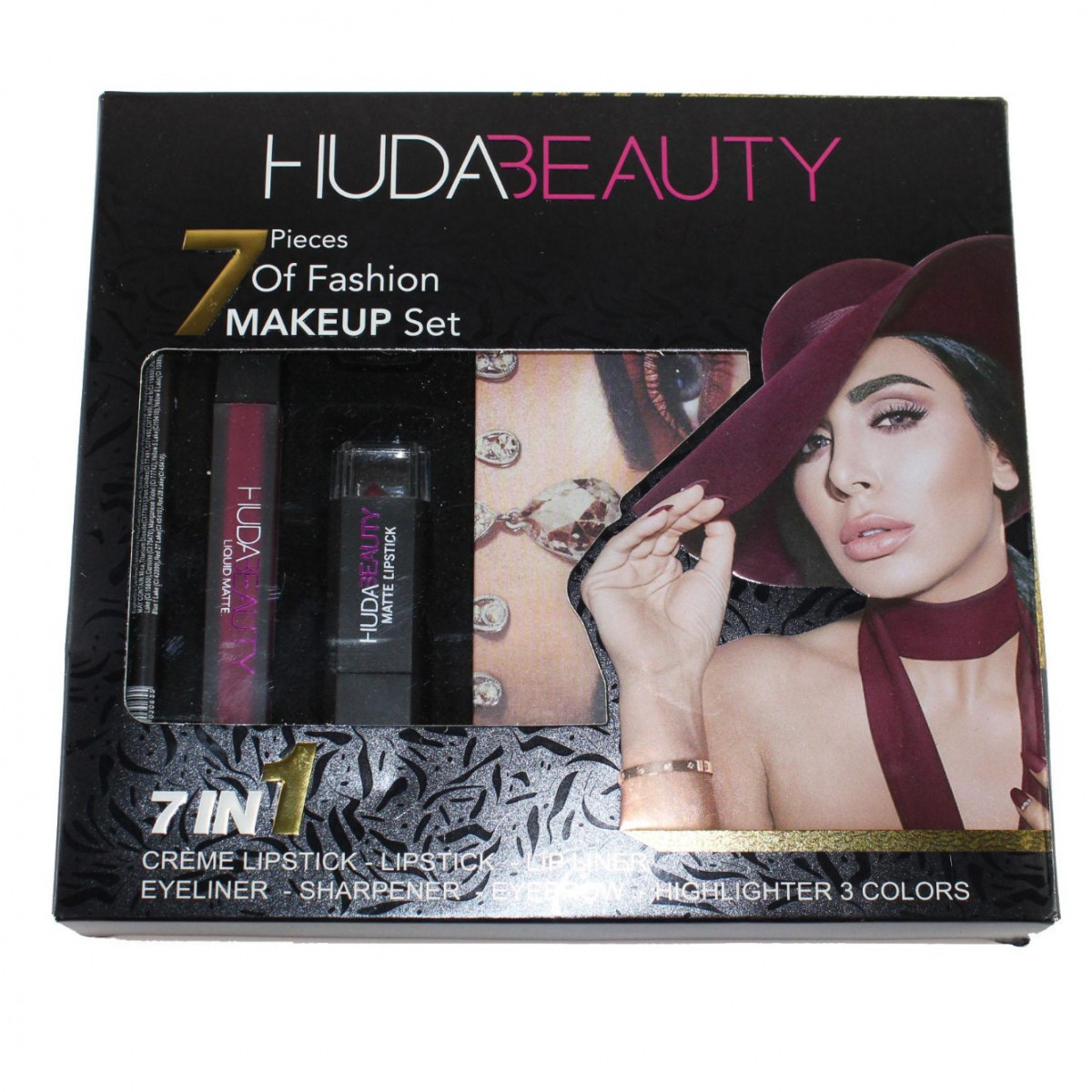 

Косметический набор HudaBeauty 7 в 1,! Скидка