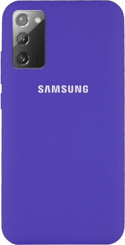 

Чехол Epik Silicone Cover Full Protective (AA) Samsung N980 Galaxy Note 20 Purple (00000037988_45