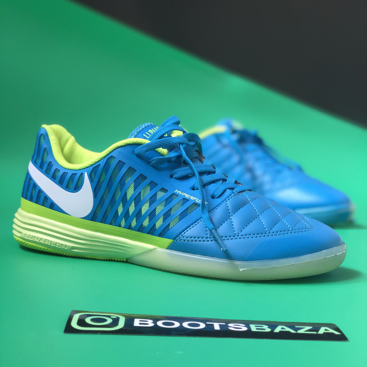 

Футзалки Nike Lunar Gato 2 IC Найк Лунар Гато 45(28см), Зелёный