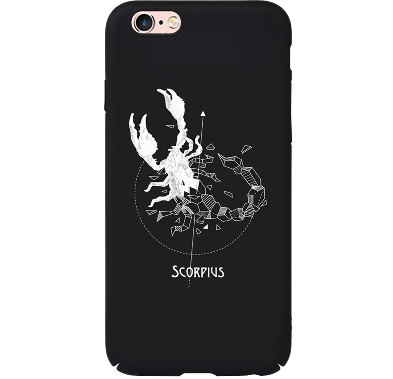 

Чехол-накладка TOTO Full PC Print Case для IPhone 6 / 6s (Scorpius), Черный