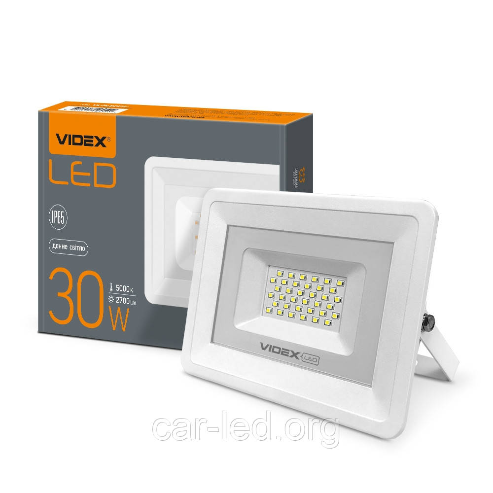 

LED прожектор VIDEX 30W 5000K