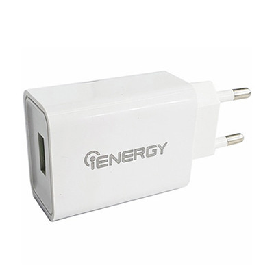 

Мережевий Зарядний Пристрій iEnergy HC-17 1USB/2.0A + MicroUSB, Білий