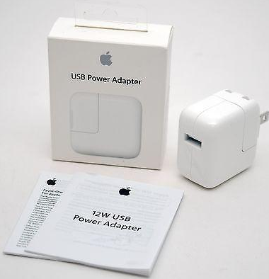 

Адаптер зарядное устройство блок питания 2А 12W Apple 12W USB Power Adapter в оригинальной упаковке, Белый