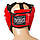 Шлем для единоборств с пластиковой маской Ever (р-р  S-XL, красный), фото 3