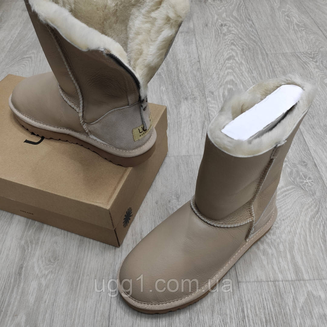 

Угги оригинал женские кожа беж змейка ugg Australia Original 35р21-21.5,36р22-22.5см,37р23-23.5см