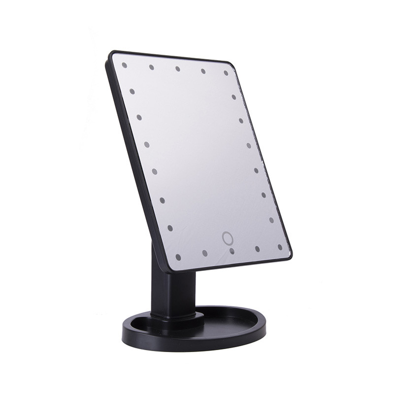 

Распродажа! Зеркало с подсветкой, Magic Makeup Mirror, ЛЕД зеркало (22 LED), настольное, для макияжа, чёрное