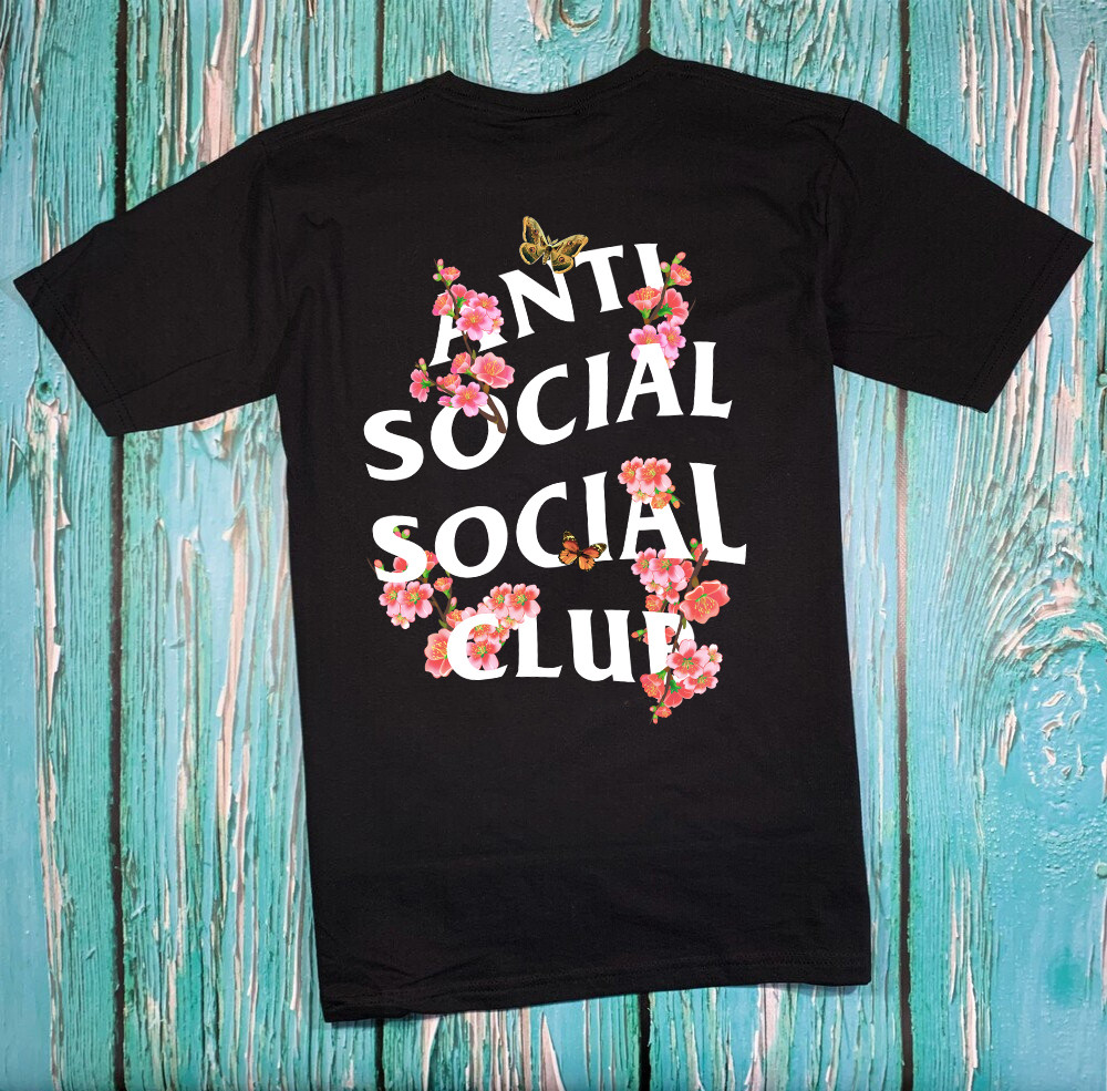 

Футболка A.S.S.C. Anti Social social club • Sakura black