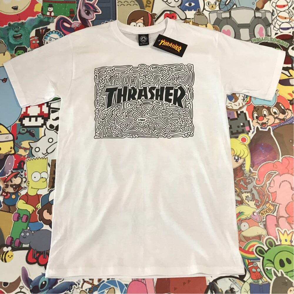 

Белая футболка Thrasher. Качество супер.