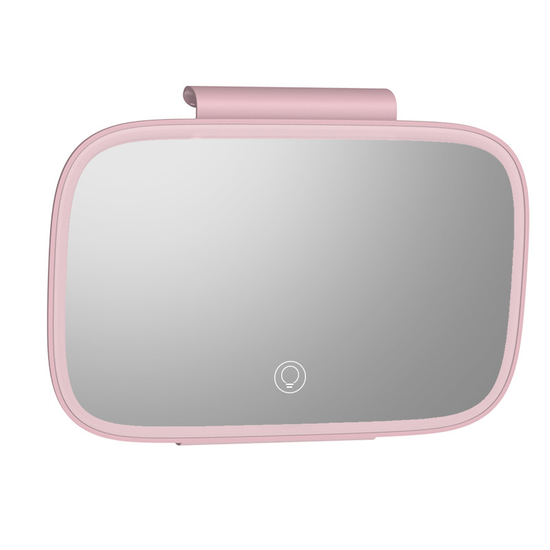 

Led зеркало для макияжа в салон автомобиля Baseus Delicate Queen Car Touch-Up Mirror pink