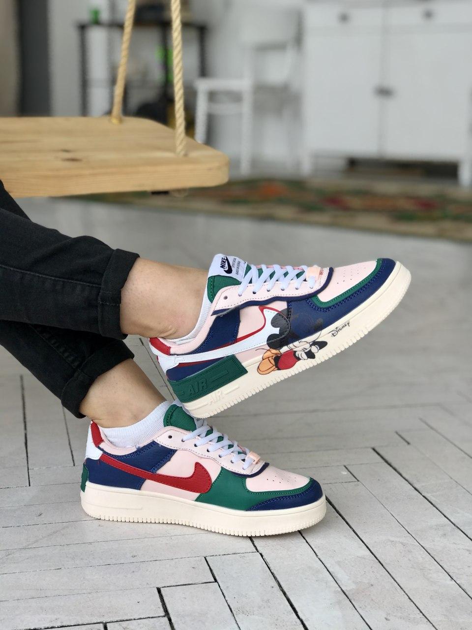 

Женские кроссовки Nike Air Force 1 Shadow MultiColor / Найк Аир Форс Шадоу 1 Разноцветные 38, Разные цвета