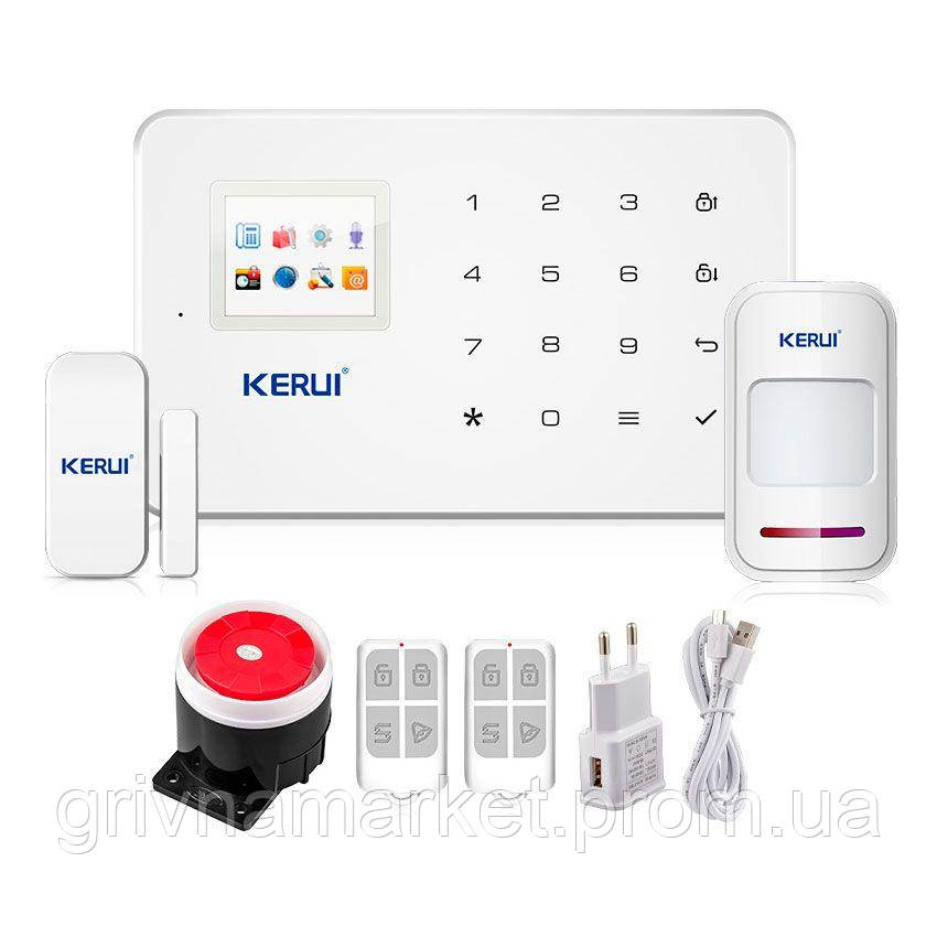 

Комплект GSM-сигнализации KERUI G18 R0119, КОД: 358334