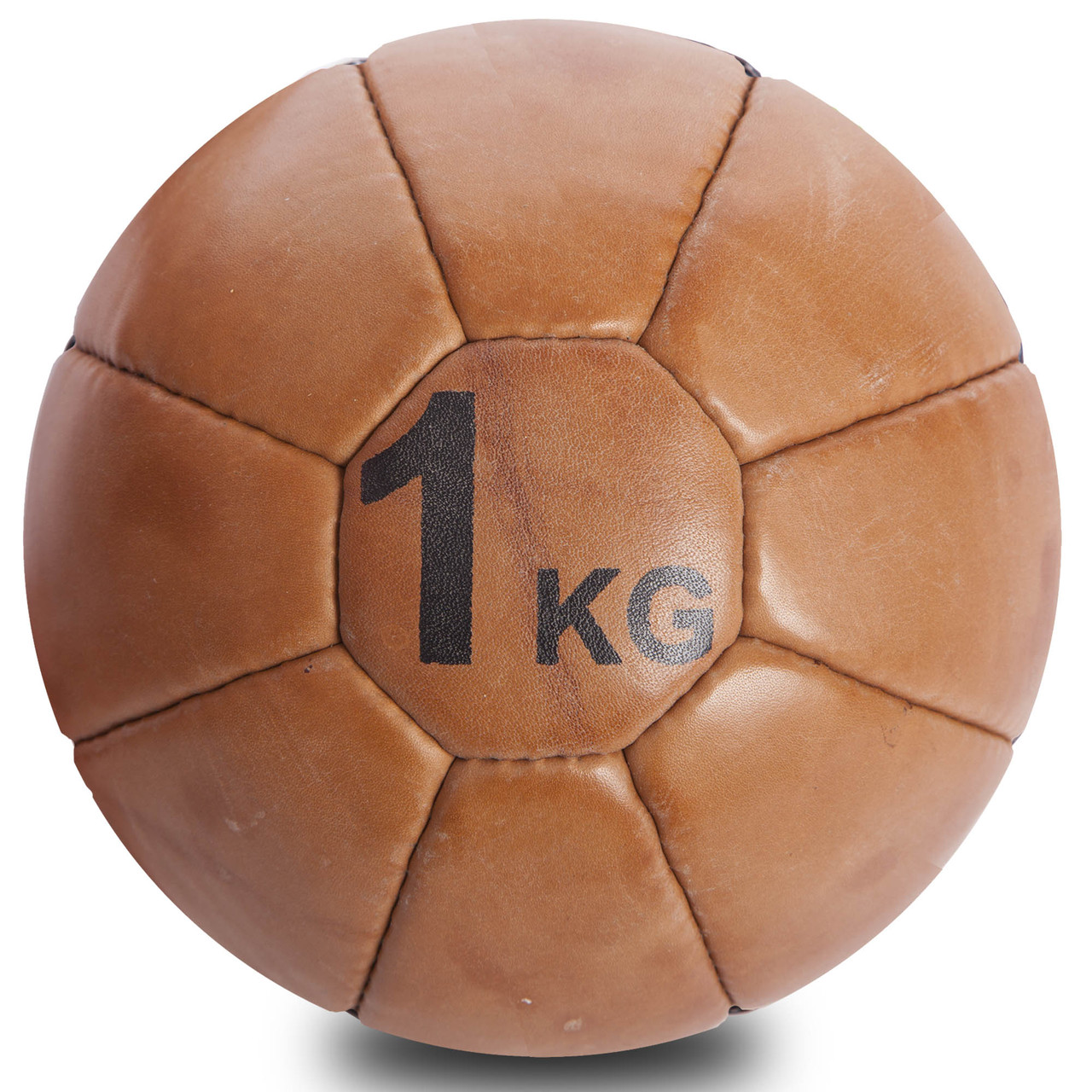 

Мяч медицинский медбол VINTAGE Medicine Ball F-0242-1 1кг (кожа, d-15,5см