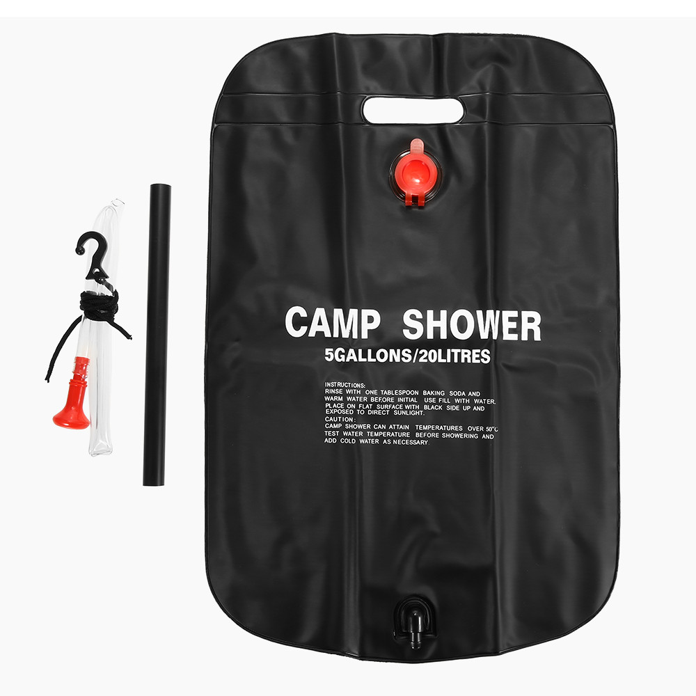 

Переносной походный душ Camp Shower для кемпинга и дачи 20 л Черный R0623, КОД: 1637451