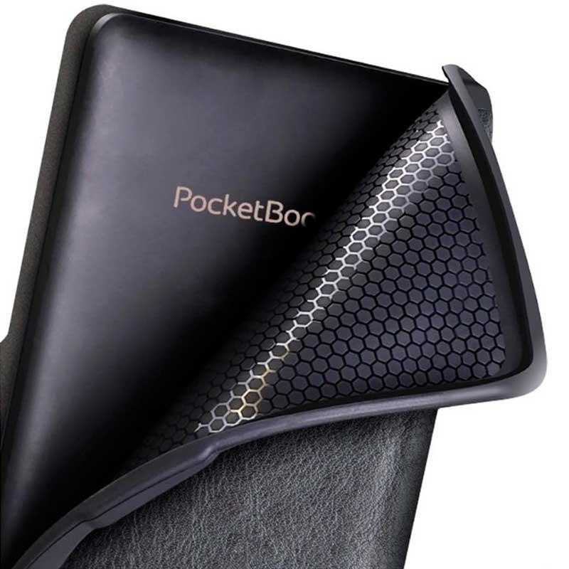гумова обкладинка для pocketbook touch lux 4 чорна