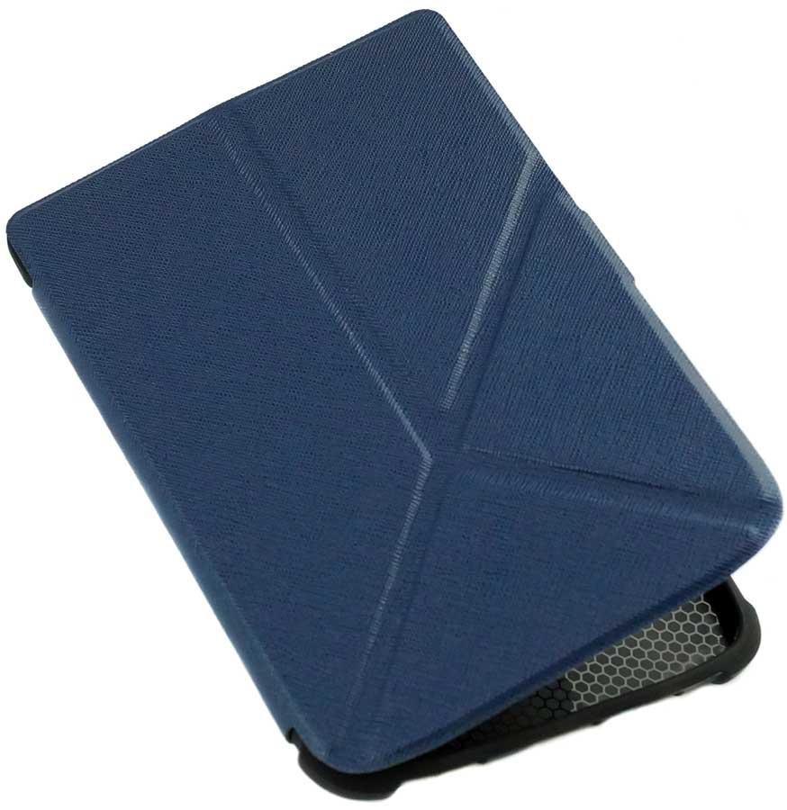 чохол pocketbook 627 синій - підставка