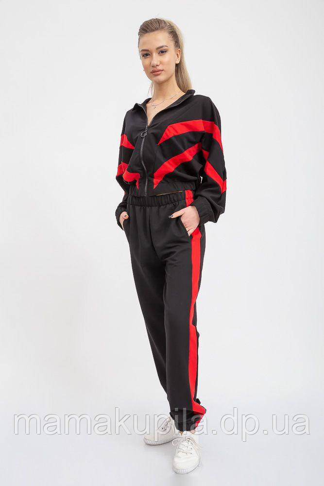 

Спорт костюм женский 103R8172 цвет Черно-красный M