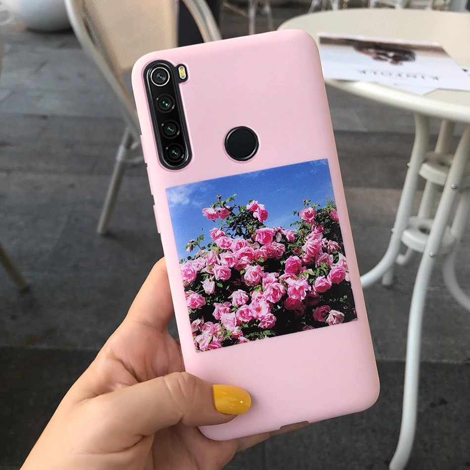 

Чехол Style для Xiaomi Redmi Note 8T силиконовый бампер Розовый Roses